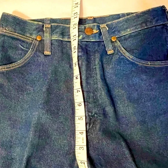 Vintage 90s Wrangler Jeans High Rise Straight Leg 28” Waist 30” Inseam 28 x 30 - Picture 11 of 15